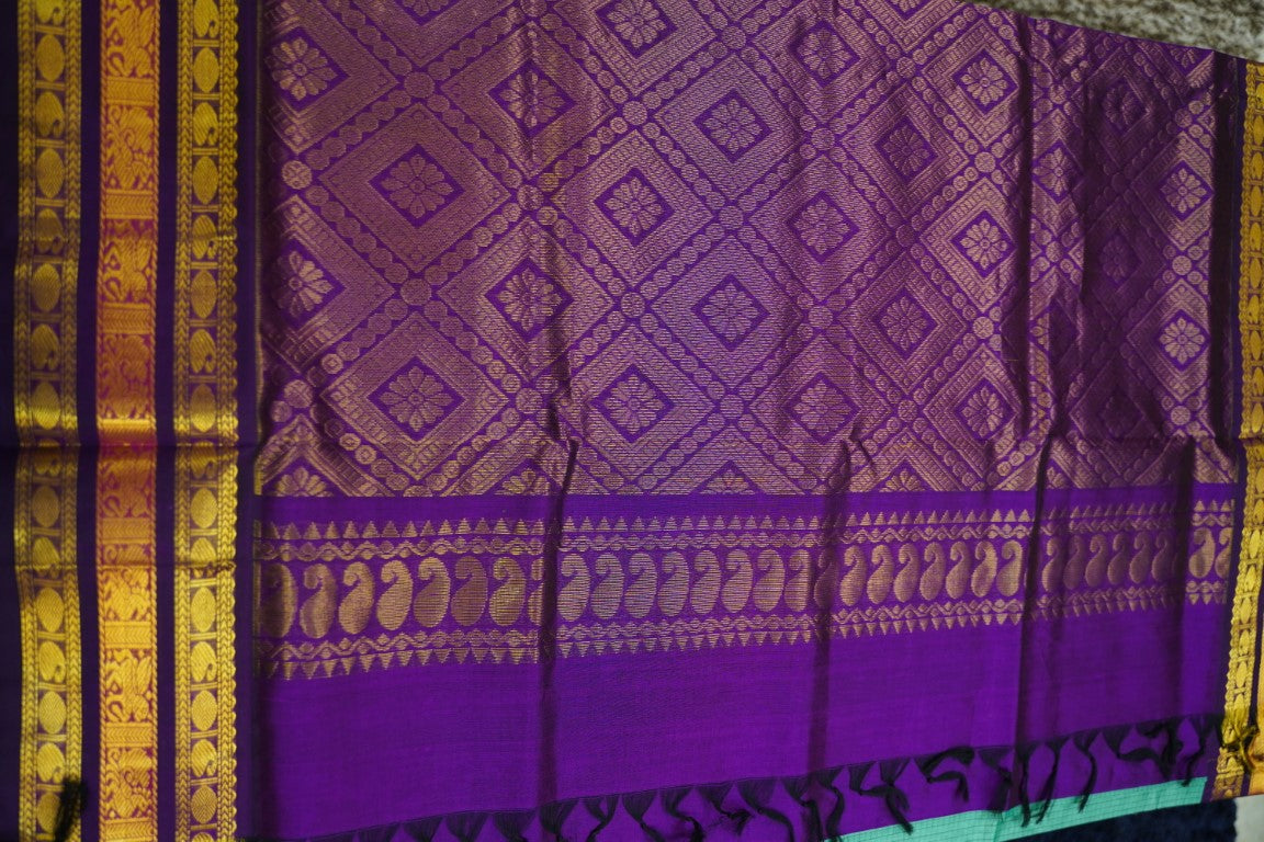 Kanchi Handloom Silk Cotton Saree PC13747