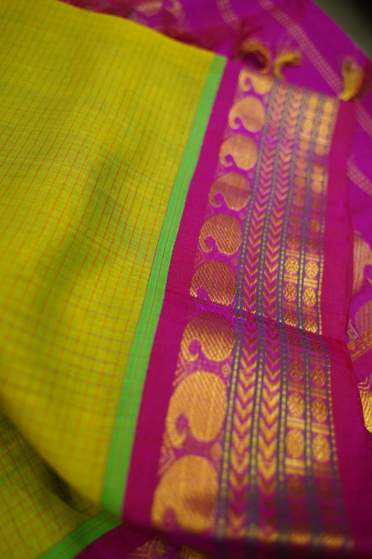 Kanchi Handloom Silk Cotton Saree PC13741