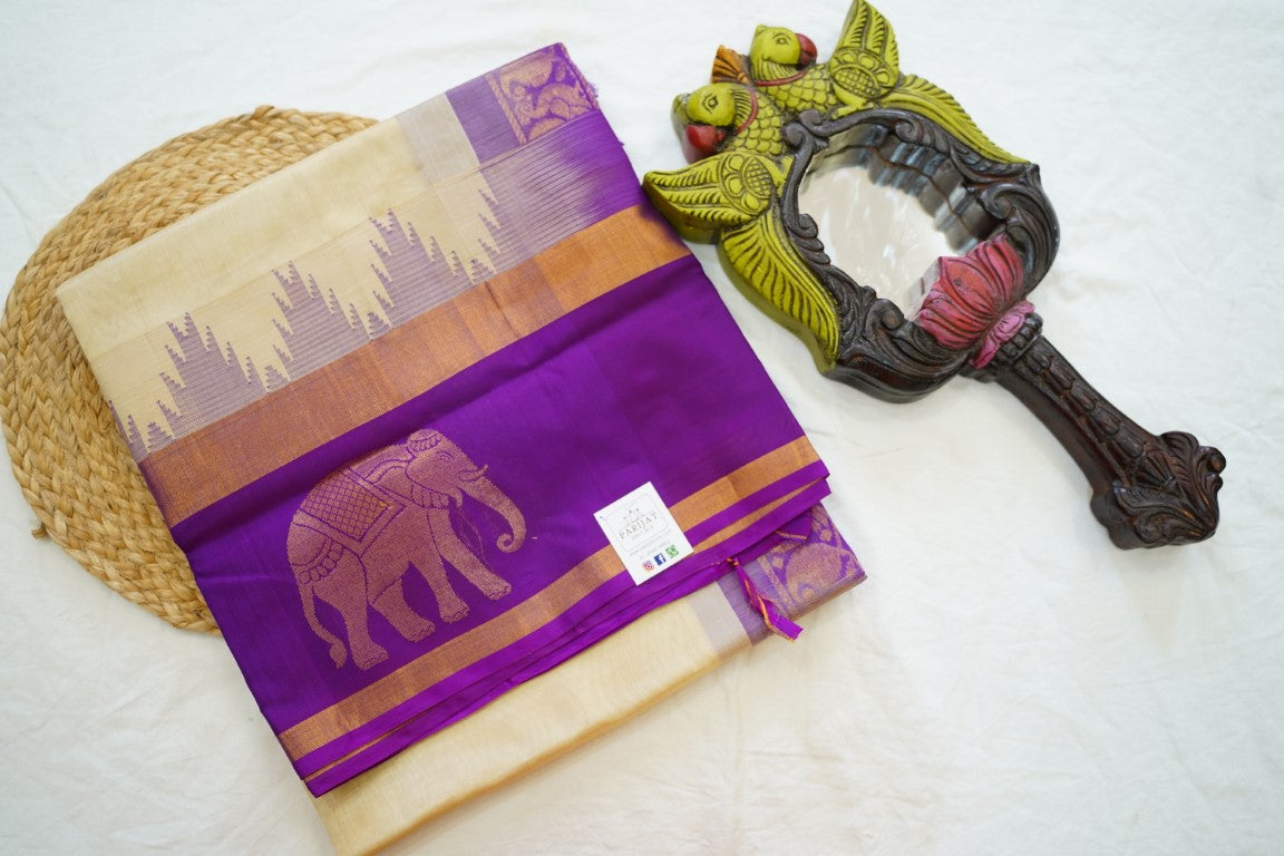 Kanchi Handloom Silk Cotton Saree PC13662