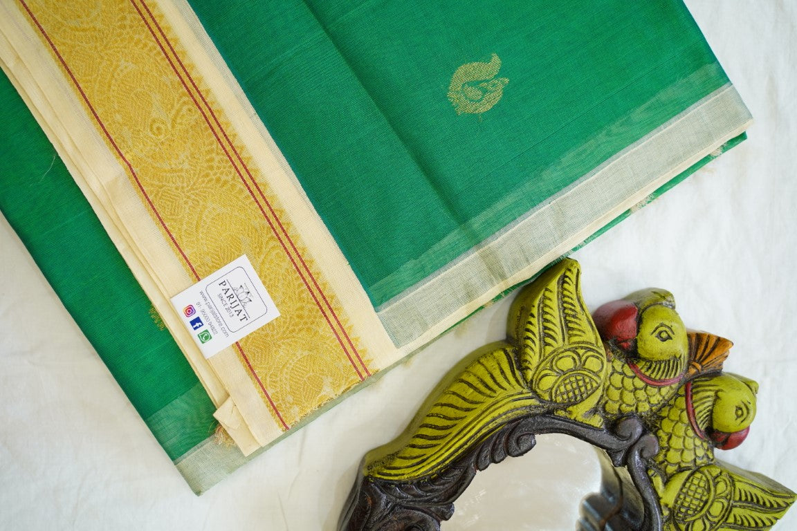 Kanchi Handloom Silk Cotton Saree PC13725