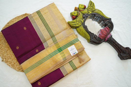 Kanchi Handloom Silk Cotton Saree PC13737