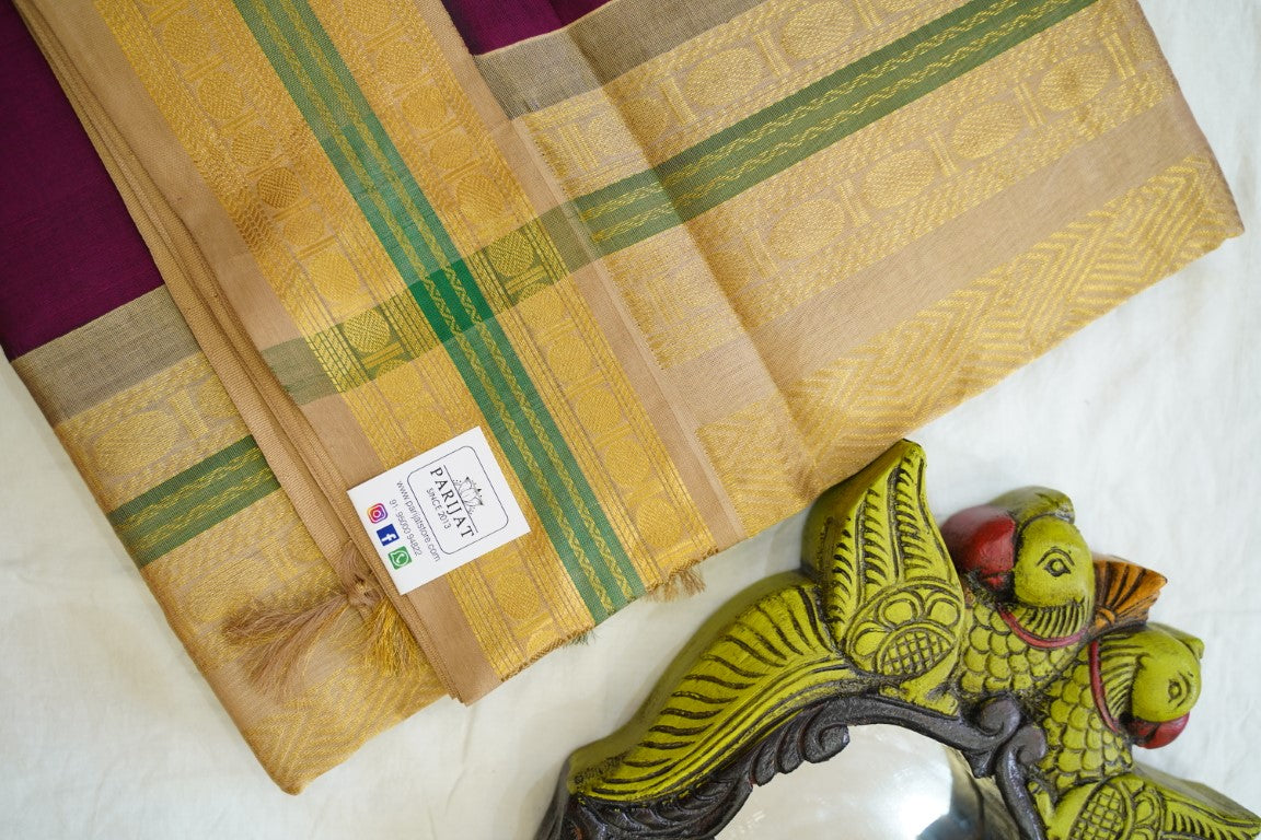 Kanchi Handloom Silk Cotton Saree PC13737