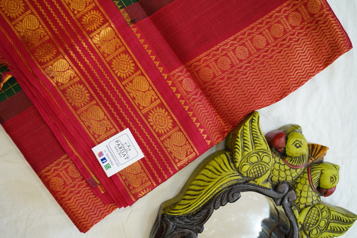 Kanchi Handloom Silk Cotton Saree PC13752