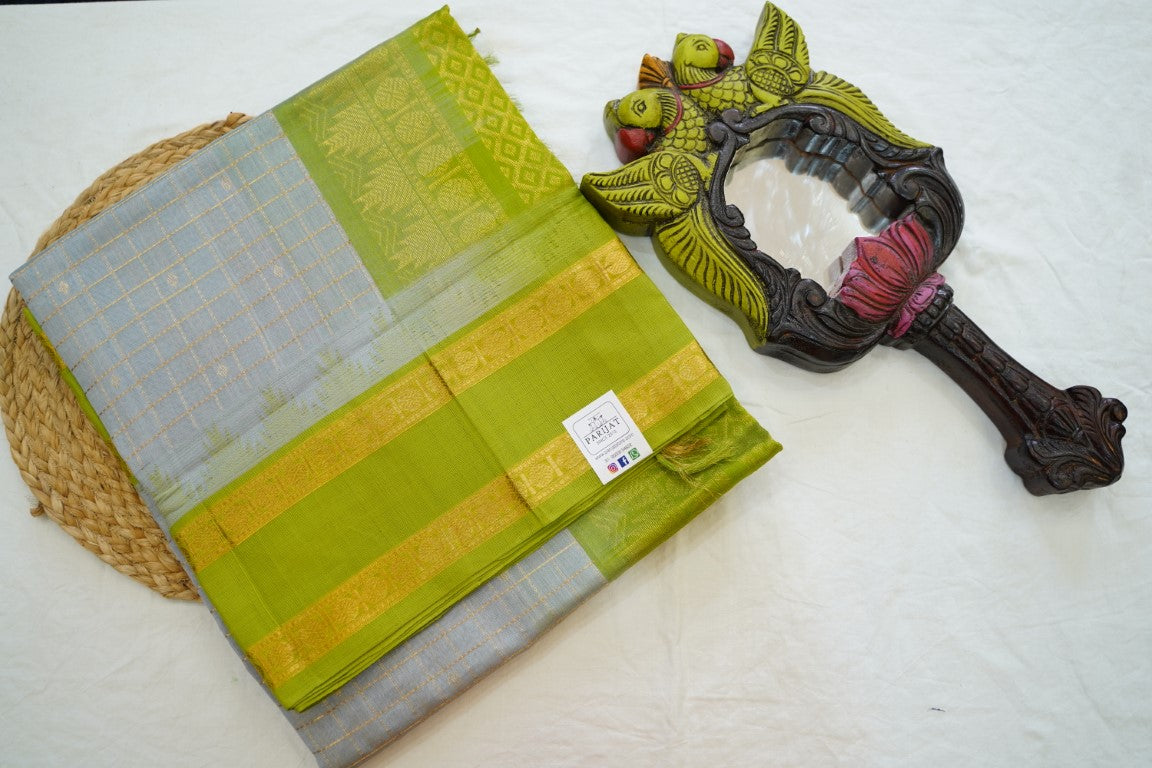 Kanchi Handloom Silk Cotton Saree Pc13742 – Parijat Collections