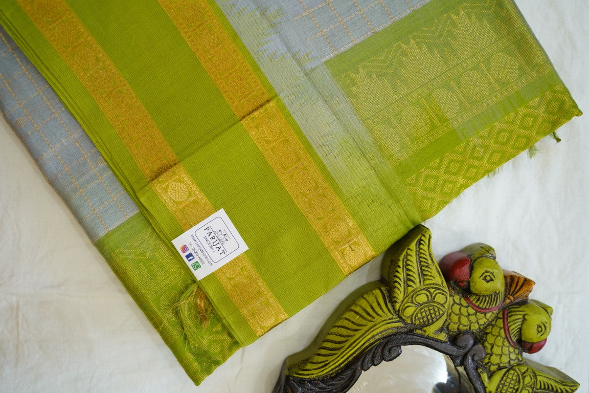 Kanchi Handloom Silk Cotton Saree PC13742