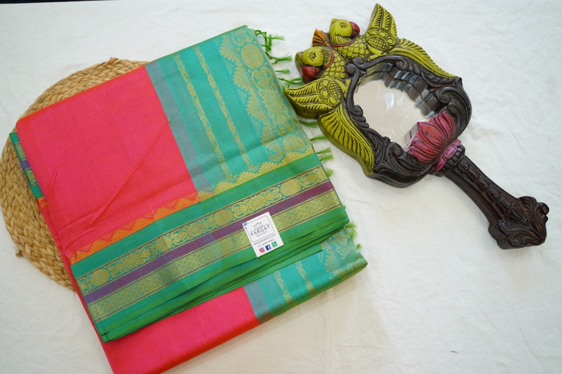 Kanchi Handloom Silk Cotton Saree PC10260