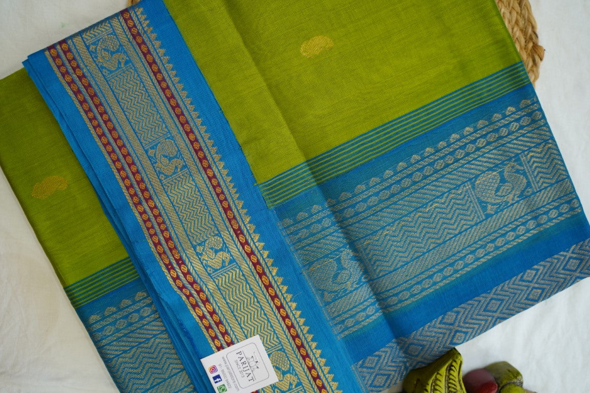 Kanchi Handloom Silk Cotton Saree PC13735