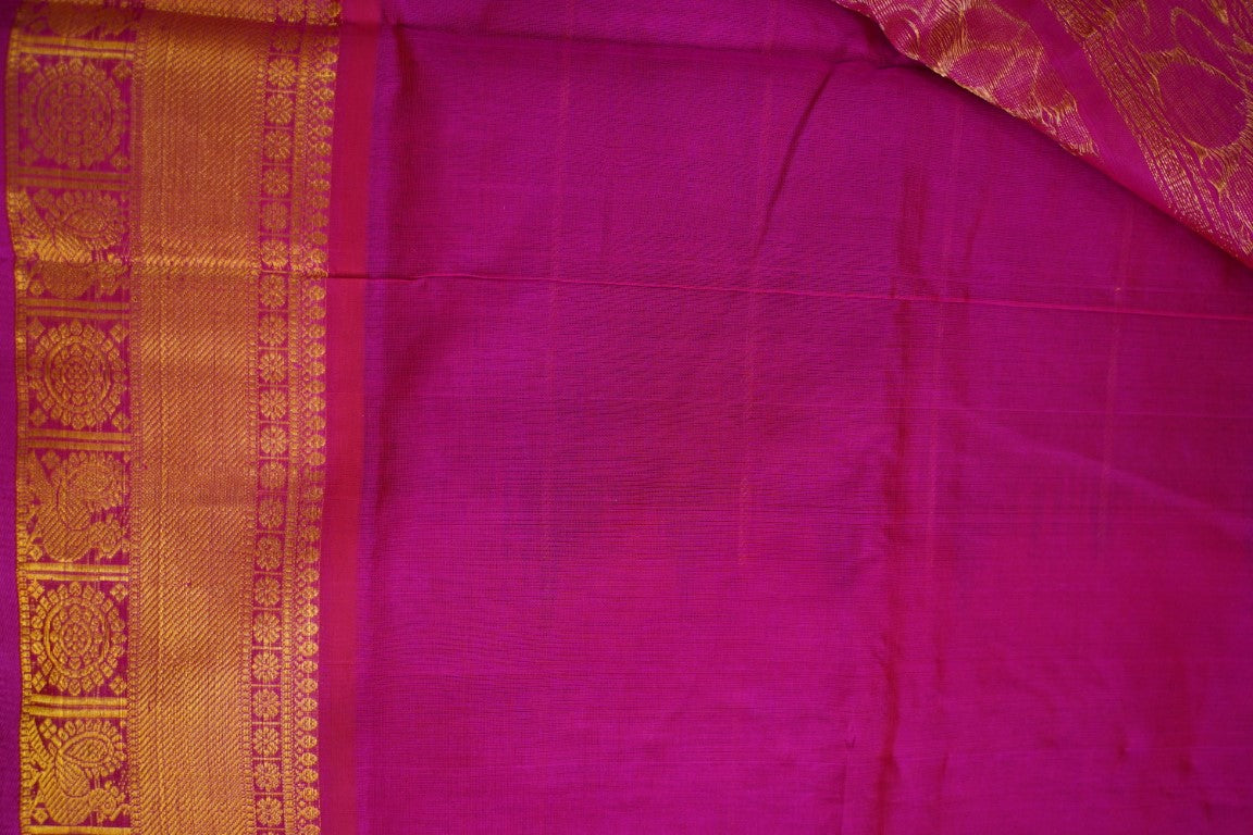 Kanchi Handloom Silk Cotton Saree PC13656