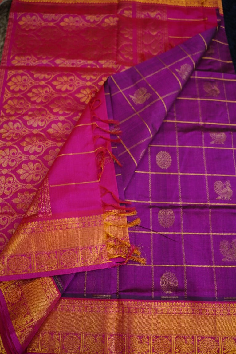 Kanchi Handloom Silk Cotton Saree PC13656