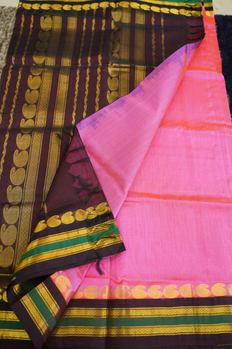 Kanchi Handloom Silk Cotton Saree PC11321 – Parijat Collections