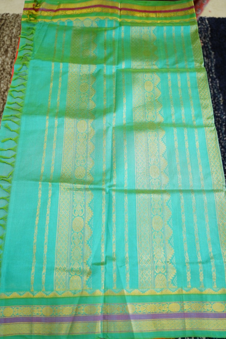 Kanchi Handloom Silk Cotton Saree PC10260