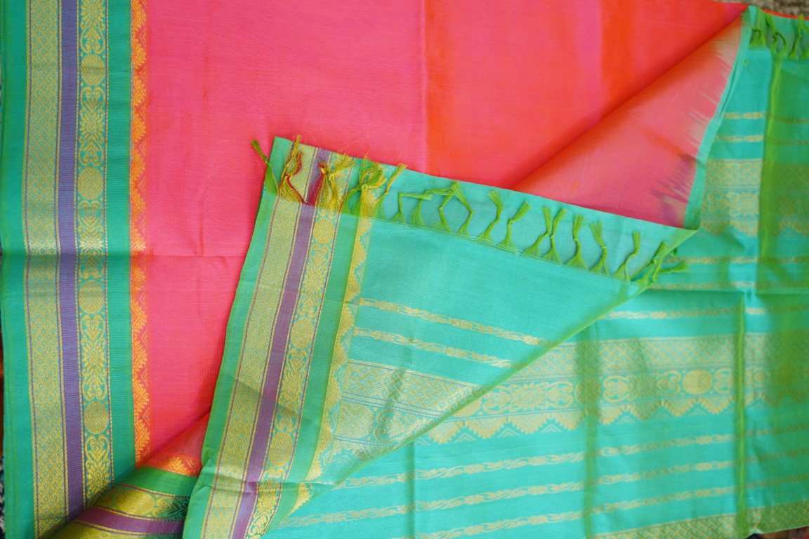 Kanchi Handloom Silk Cotton Saree PC10260