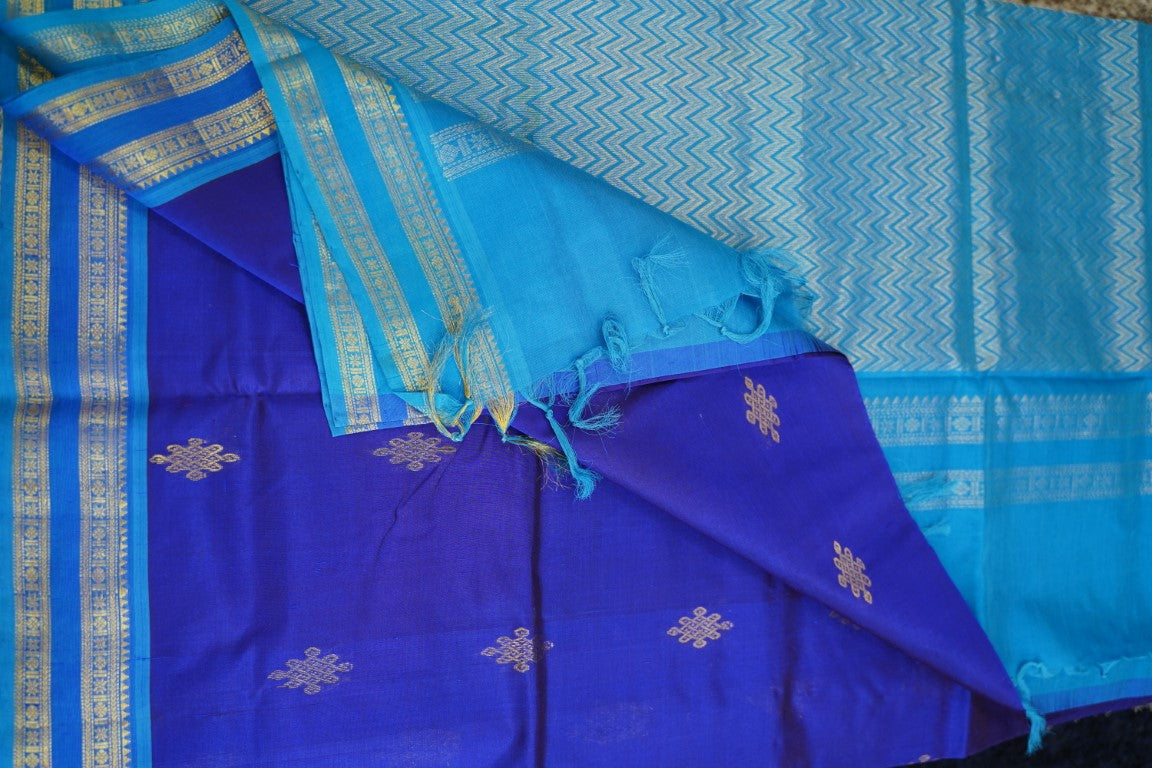 Kanchi Handloom Silk Cotton Saree PC13730