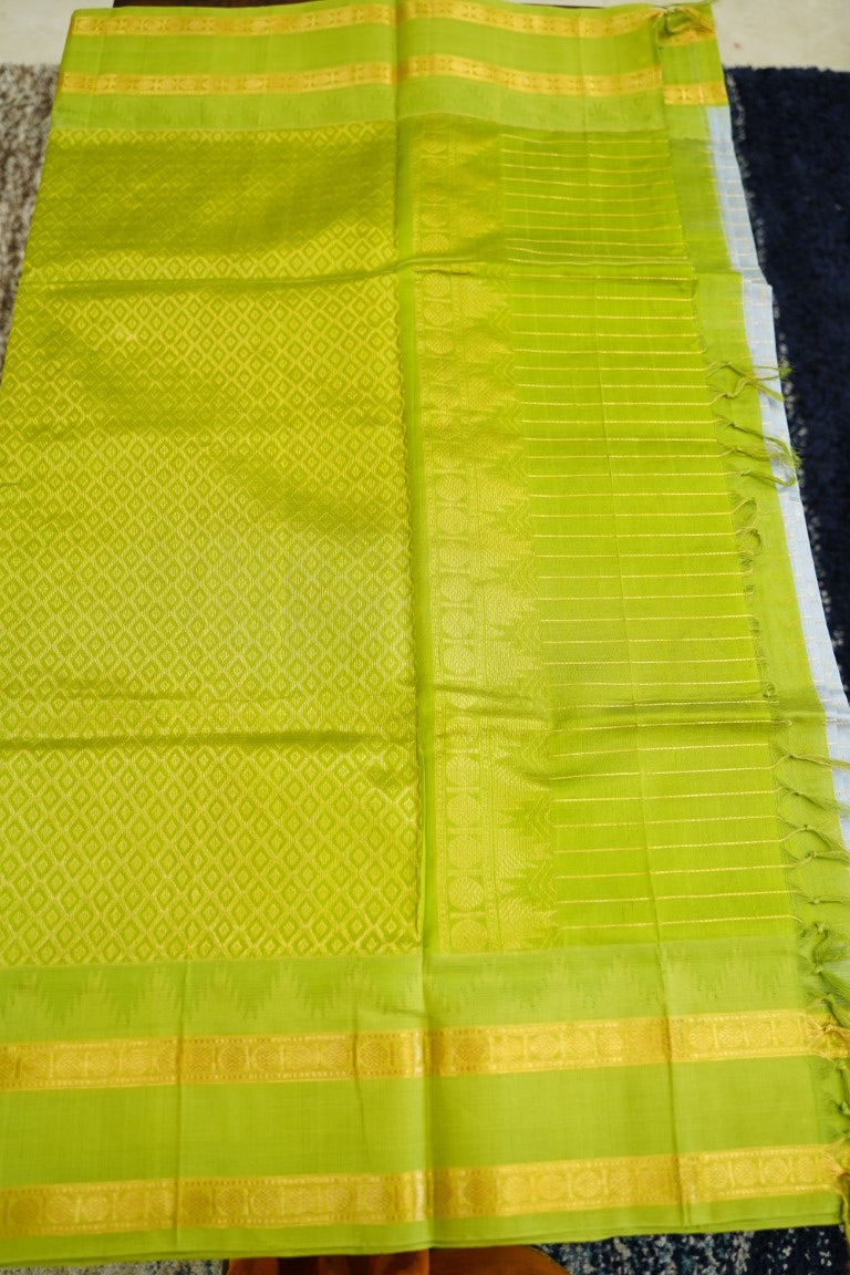 Kanchi Handloom Silk Cotton Saree PC13742