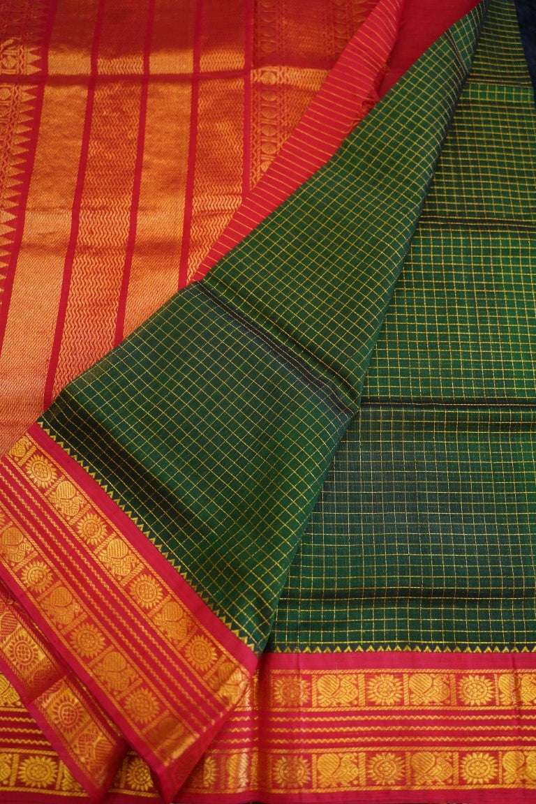 Kanchi Handloom Silk Cotton Saree PC13752