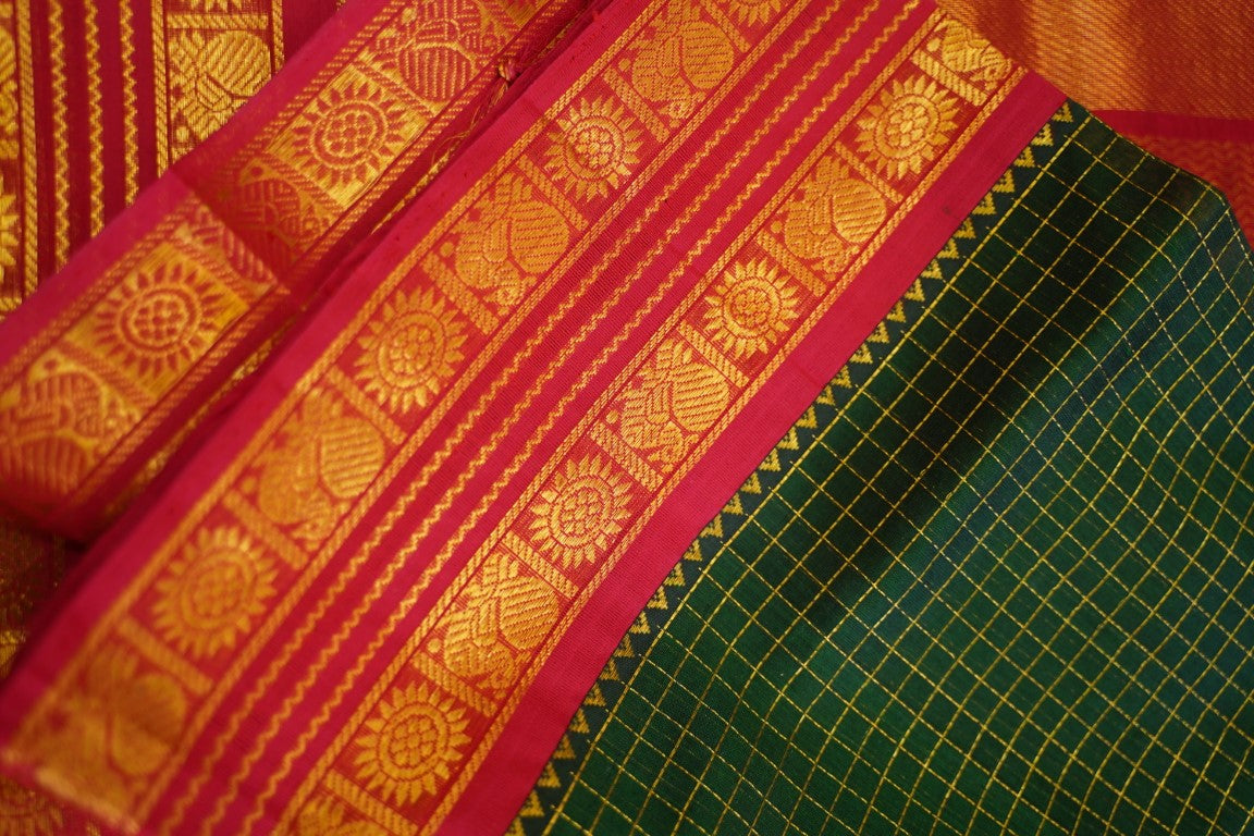 Kanchi Handloom Silk Cotton Saree PC13752