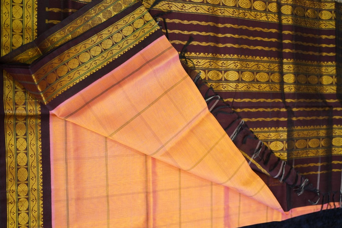 Kanchi Handloom Silk Cotton Saree PC13678