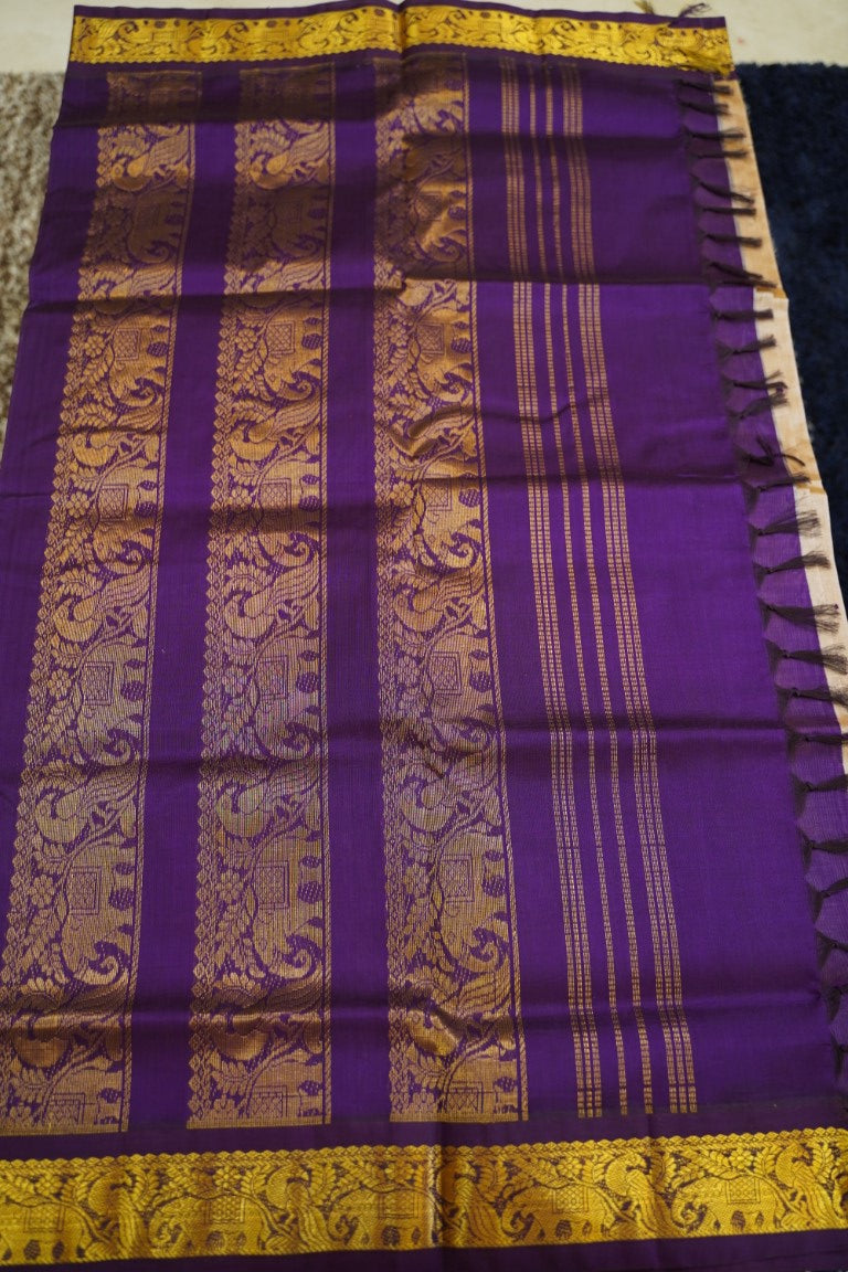 Kanchi Handloom Silk Cotton Saree PC13736