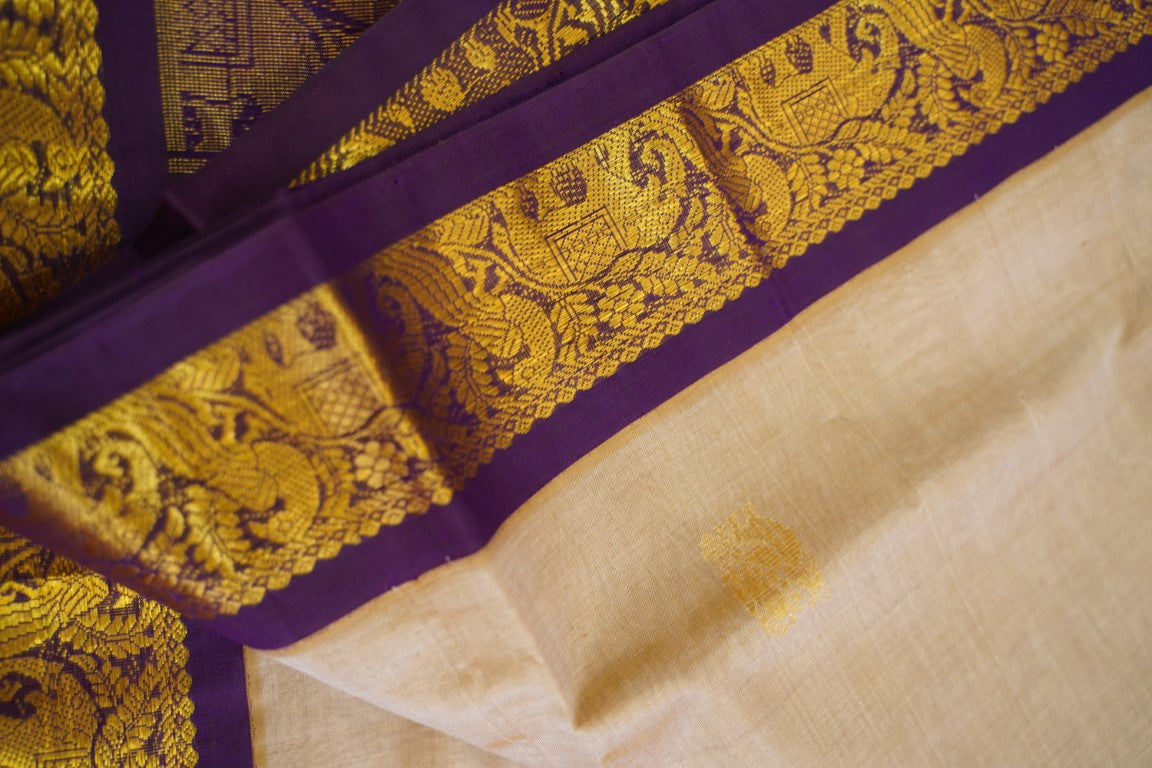 Kanchi Handloom Silk Cotton Saree PC13736