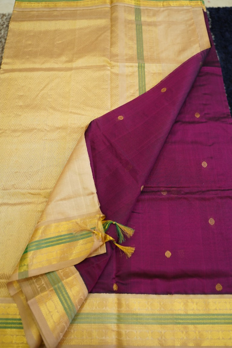 Kanchi Handloom Silk Cotton Saree PC13737