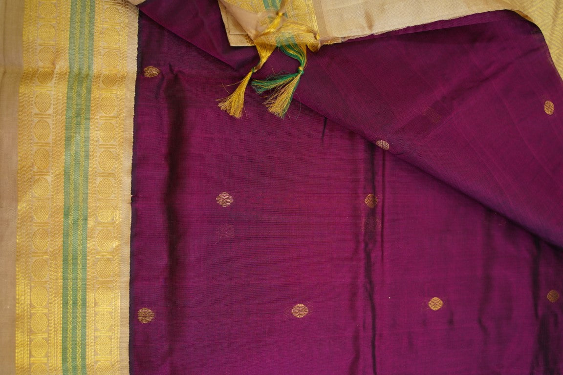 Kanchi Handloom Silk Cotton Saree PC13737