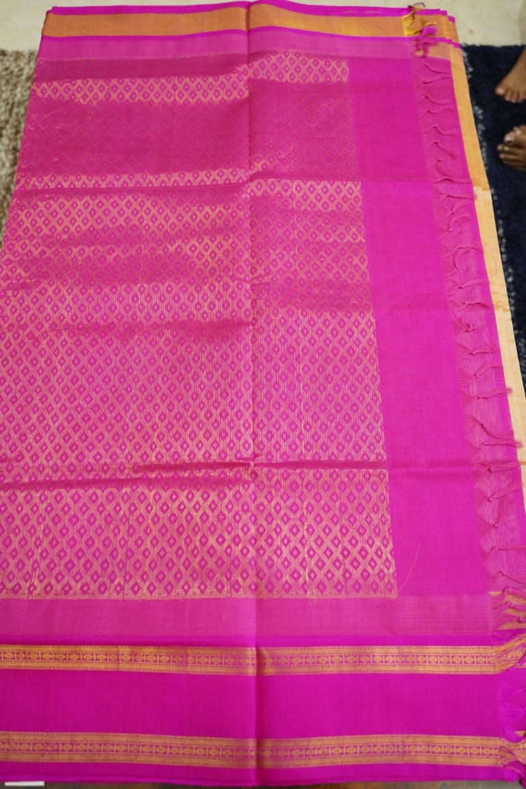 Kanchi Handloom Silk Cotton Saree PC12814