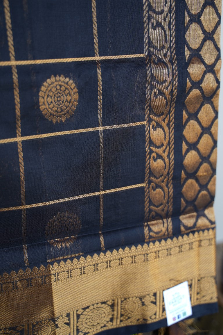 Kanchi Handloom Silk Cotton Saree PC13720