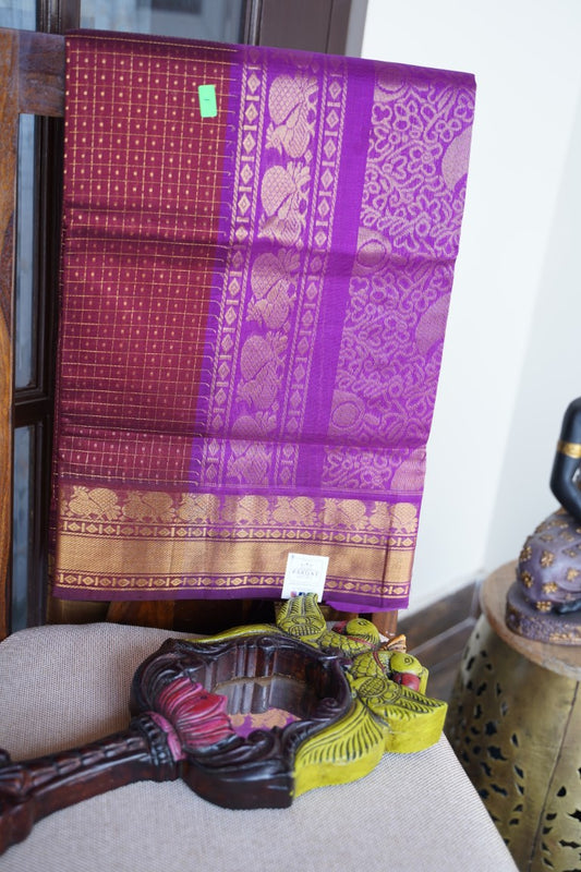 Kanchi Handloom Silk Cotton Saree PC13646