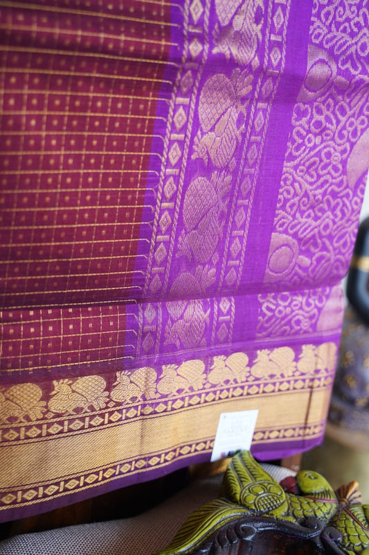 Kanchi Handloom Silk Cotton Saree PC13646