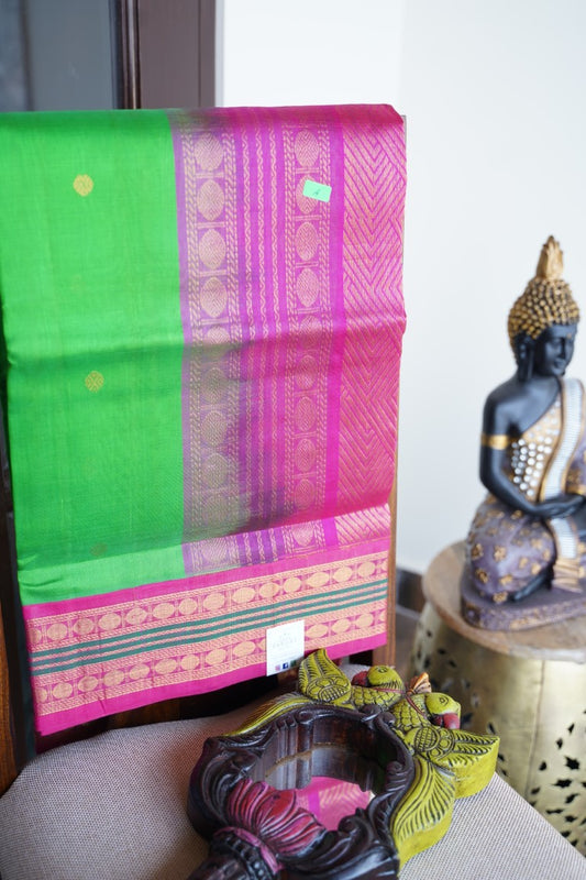 Kanchi Handloom Silk Cotton Saree PC13645