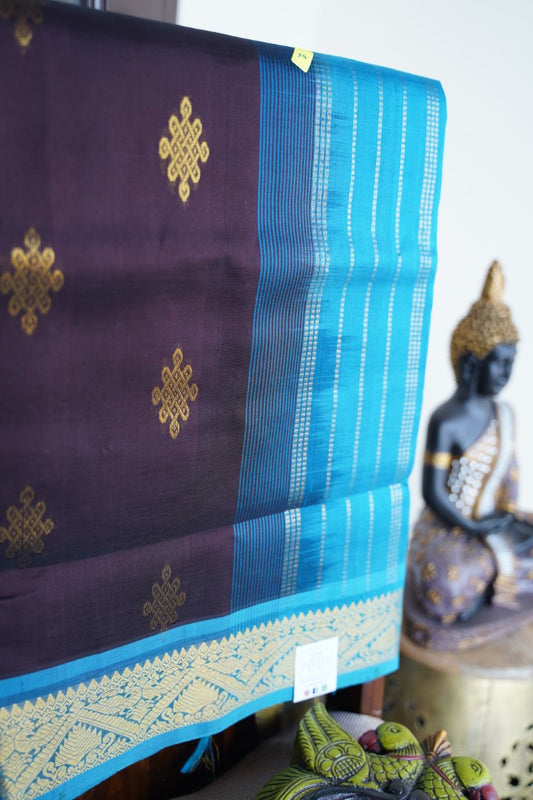 Kanchi Handloom Silk Cotton Saree PC13728