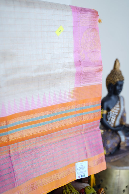 Kanchi Handloom Silk Cotton Saree PC13739