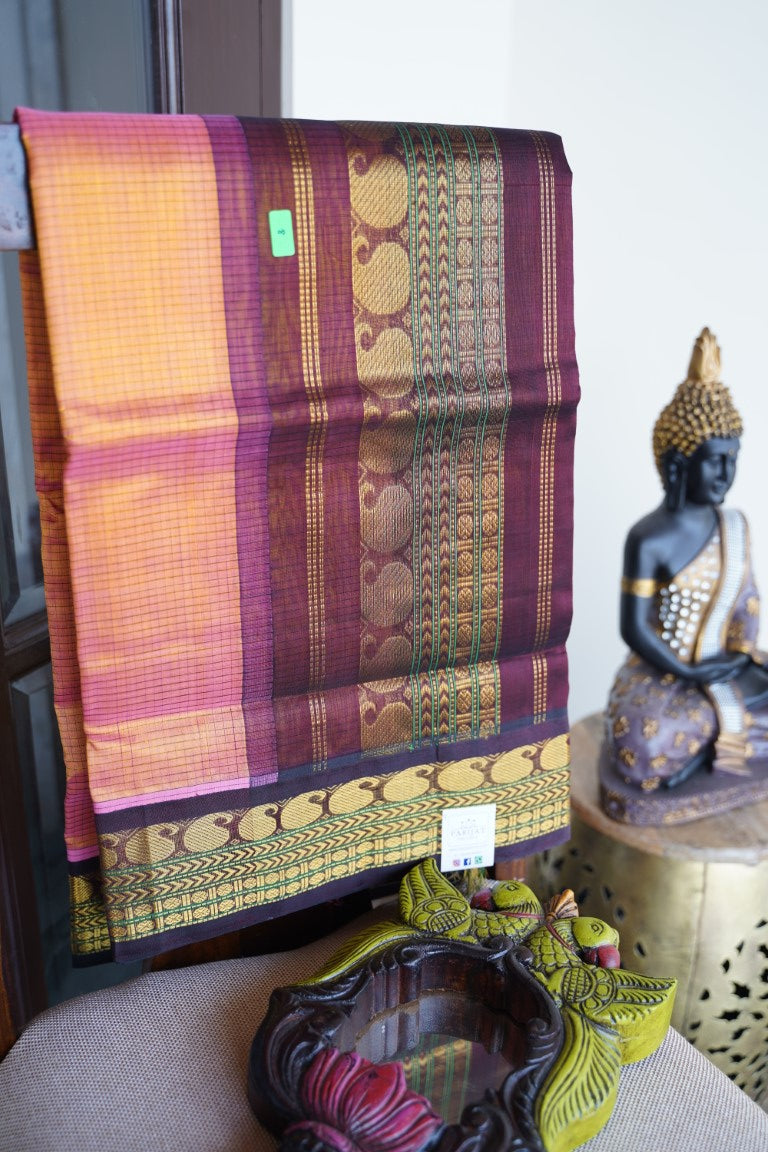 Kanchi Handloom Silk Cotton Saree PC13670