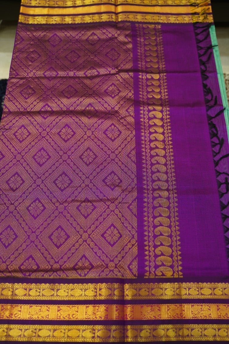 Kanchi Handloom Silk Cotton Saree PC13726