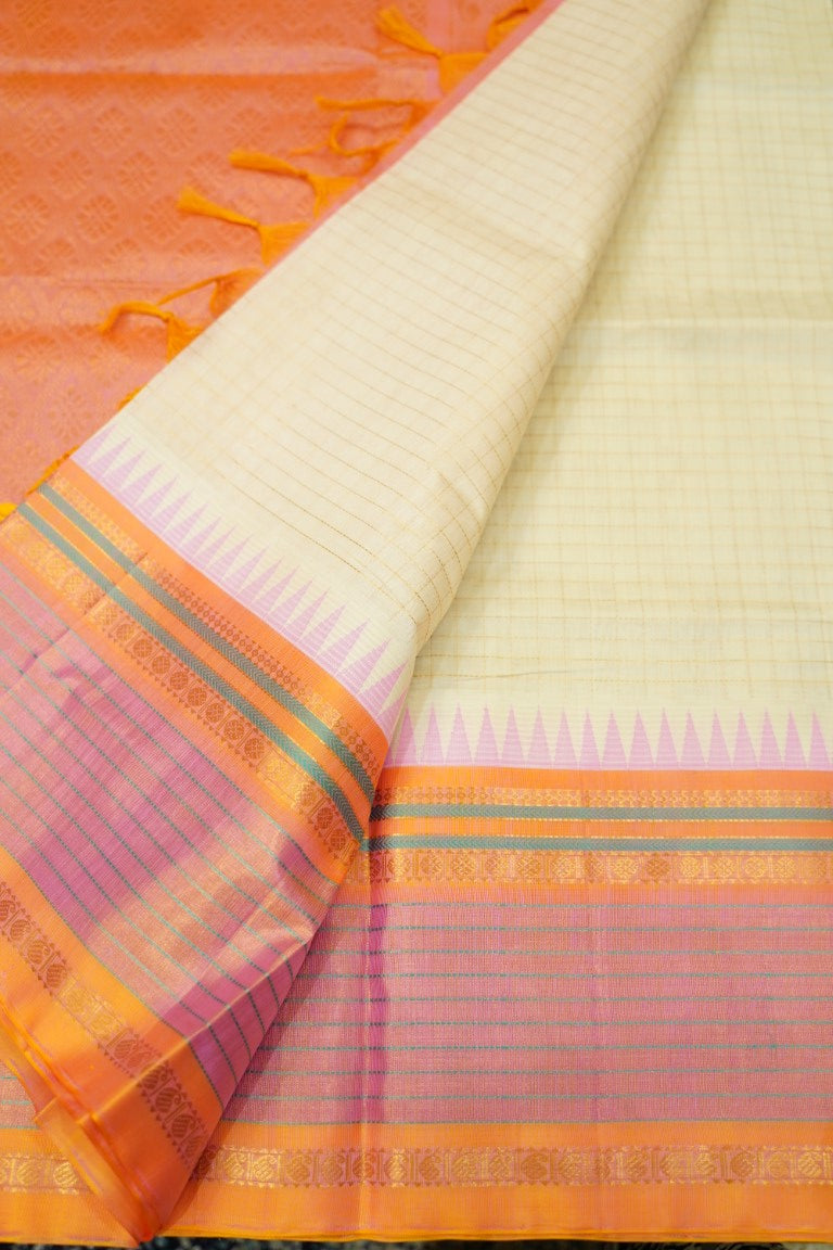 Kanchi Handloom Silk Cotton Saree PC13739