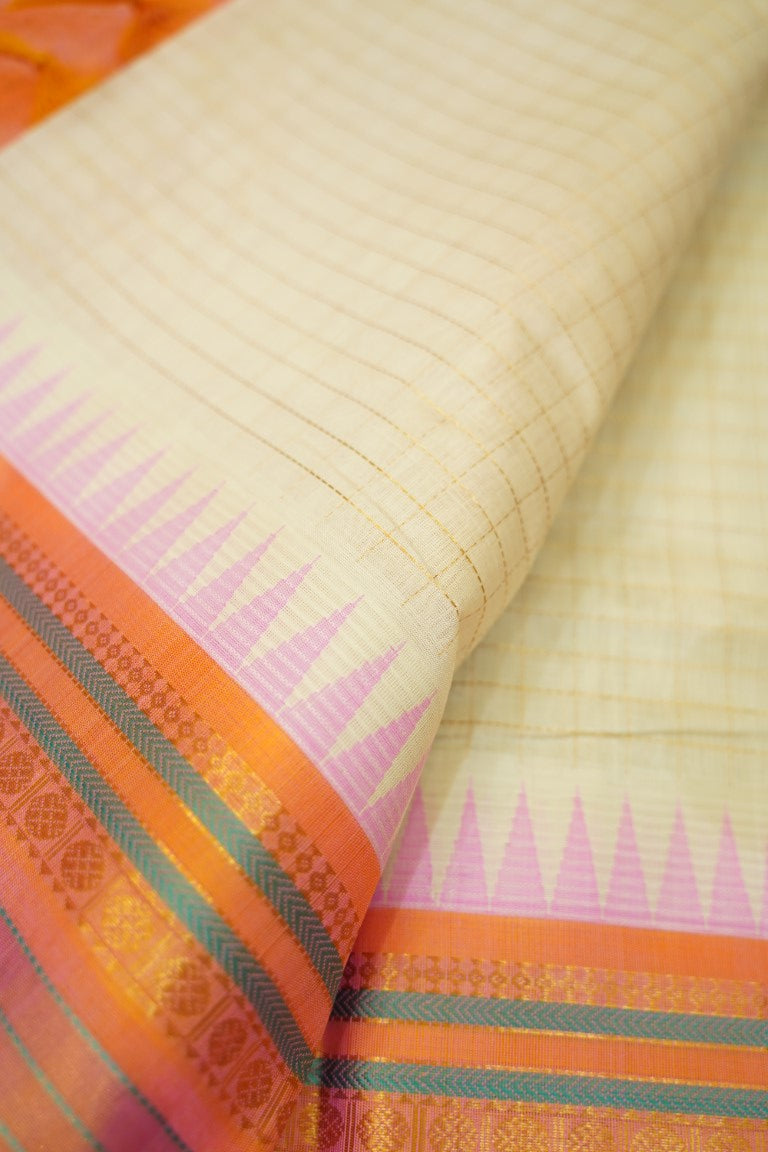 Kanchi Handloom Silk Cotton Saree PC13739