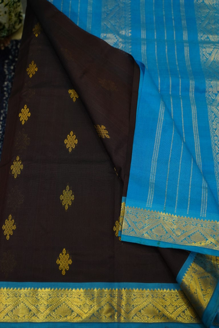 Kanchi Handloom Silk Cotton Saree PC13728