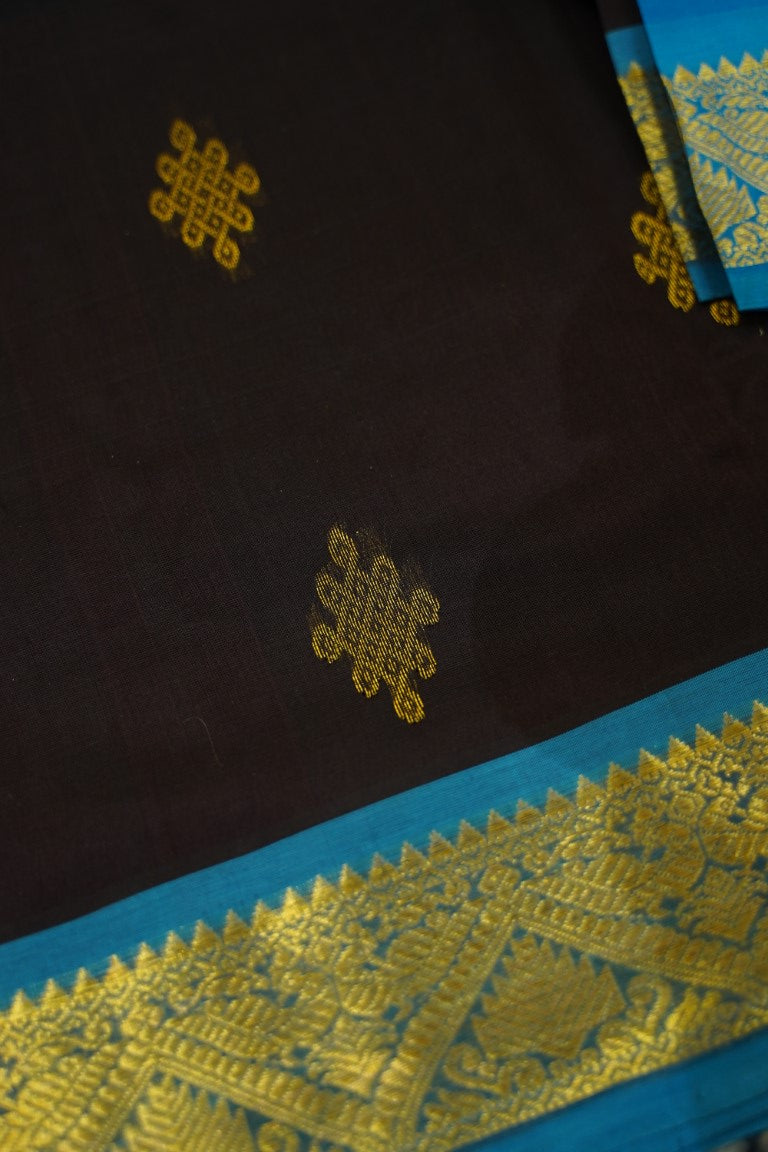 Kanchi Handloom Silk Cotton Saree PC13728