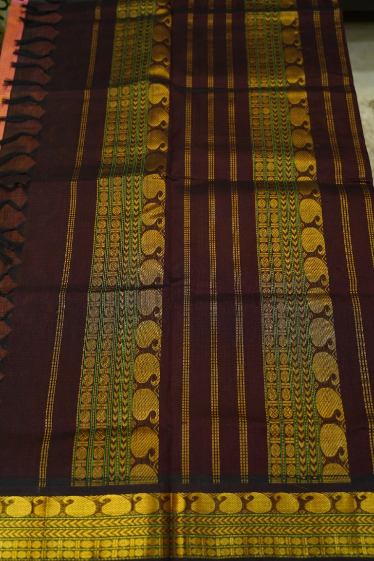 Kanchi Handloom Silk Cotton Saree PC13670