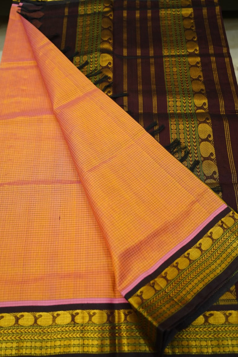 Kanchi Handloom Silk Cotton Saree PC13670