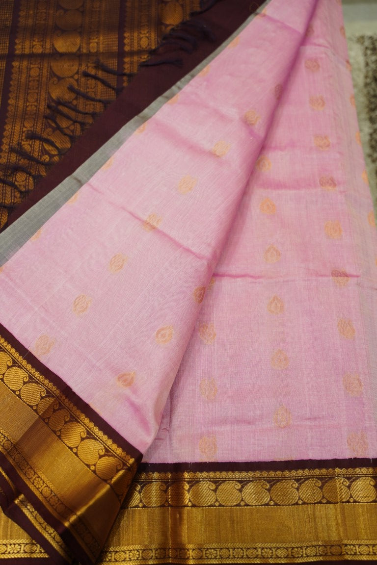 Kanchi Handloom Silk Cotton Saree PC13672