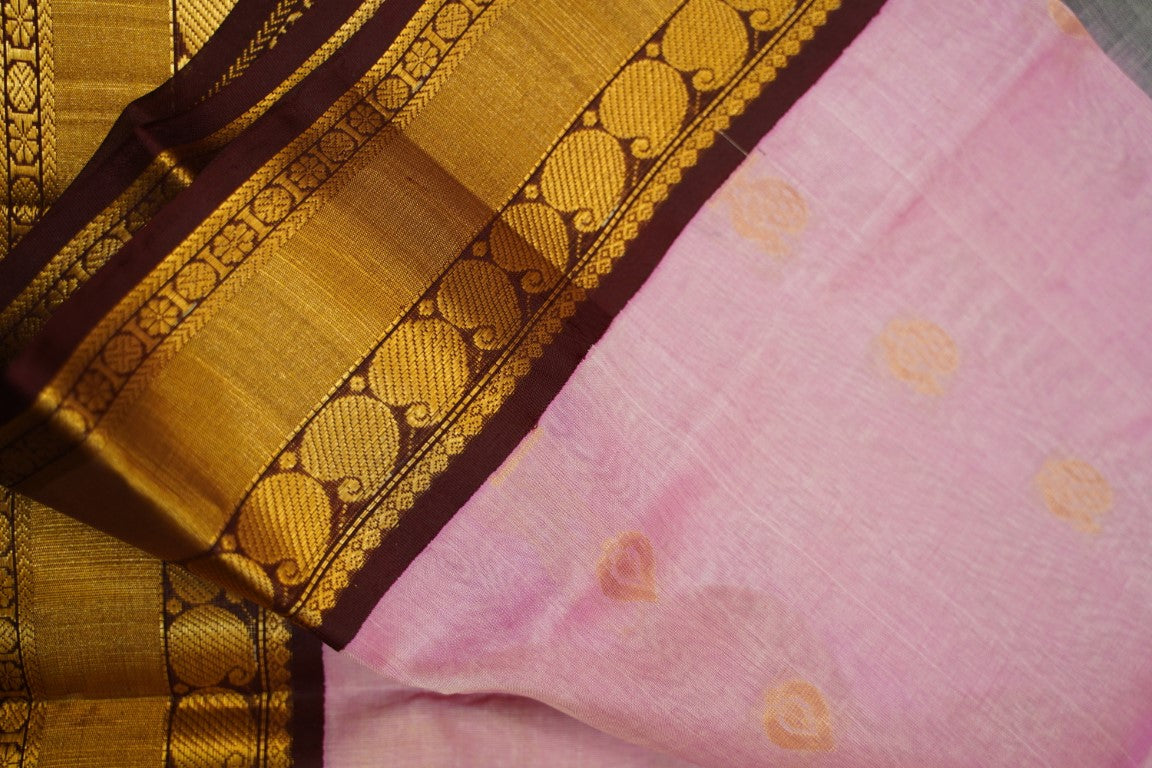 Kanchi Handloom Silk Cotton Saree PC13672