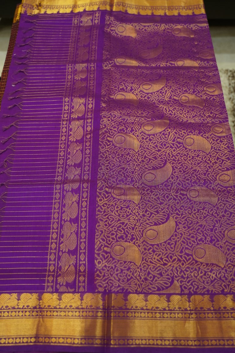 Kanchi Handloom Silk Cotton Saree PC13646