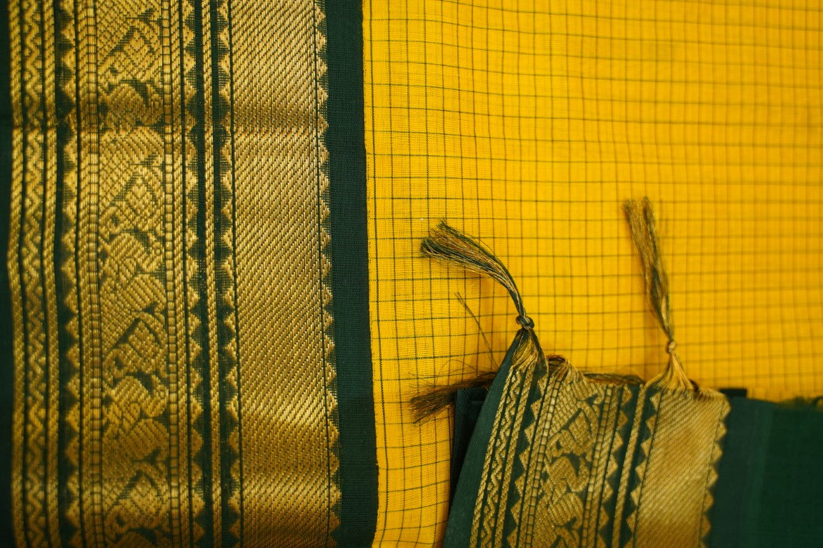 Kanchi Handloom Silk Cotton Saree PC13722