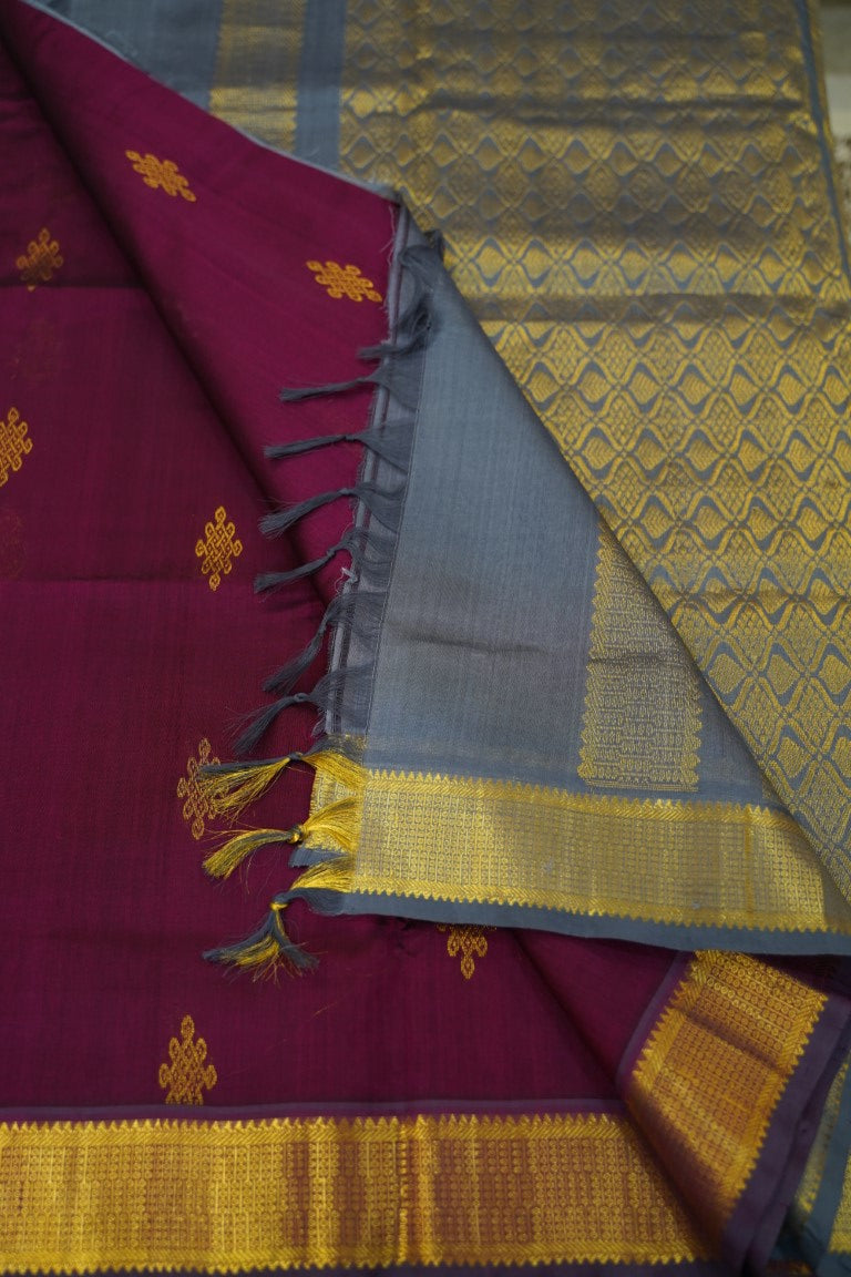 Kanchi Handloom Silk Cotton Saree PC13723