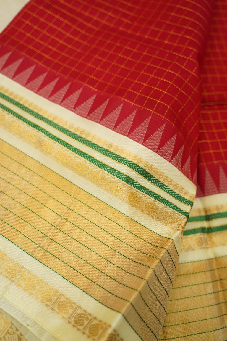 Kanchi Handloom Silk Cotton Saree PC13738