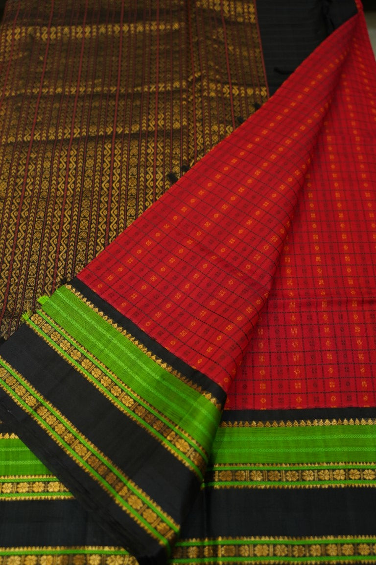 Kanchi Handloom Silk Cotton Saree PC13733