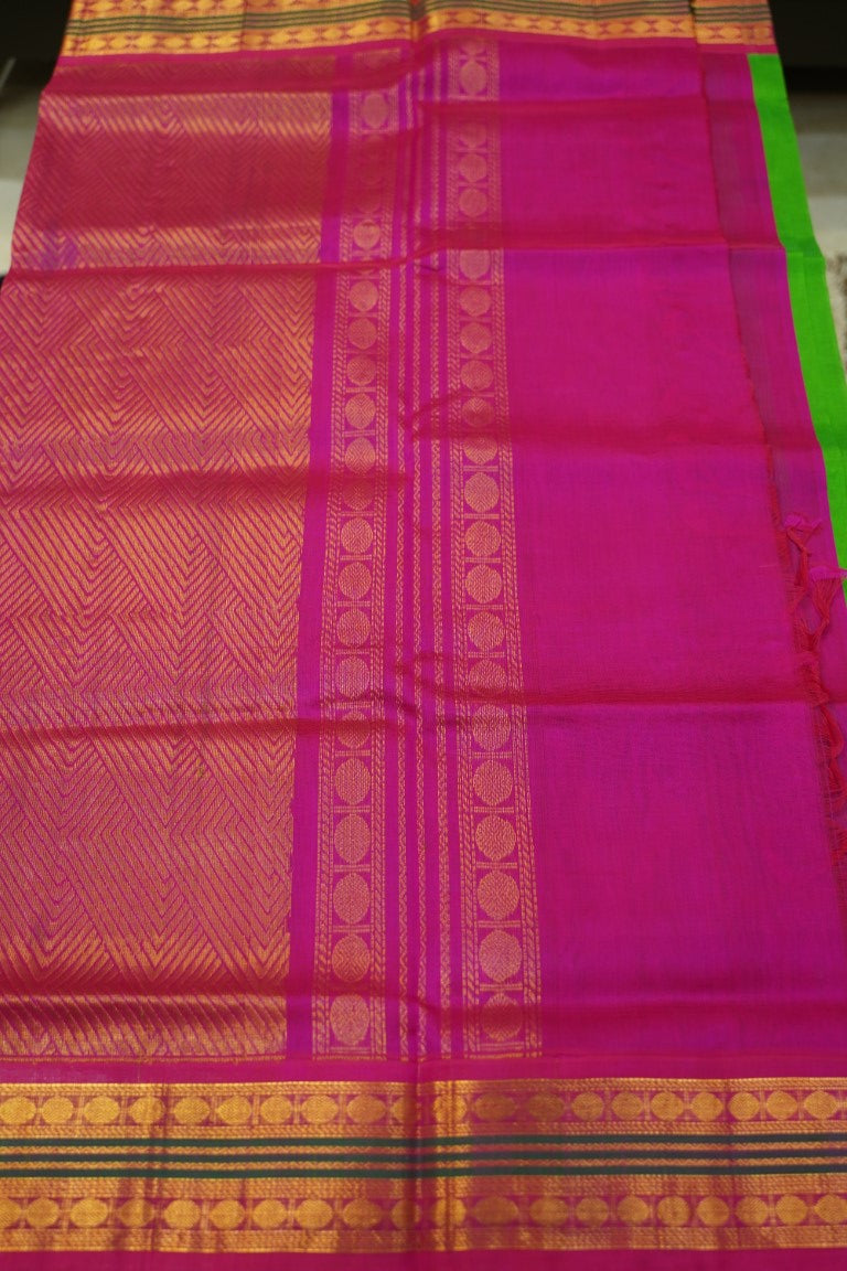 Kanchi Handloom Silk Cotton Saree PC13645