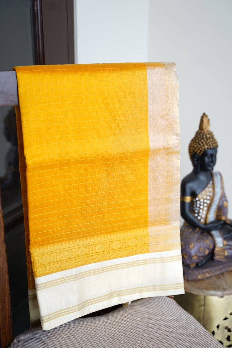 Kanchi Handloom Silk Cotton Saree-PC13994