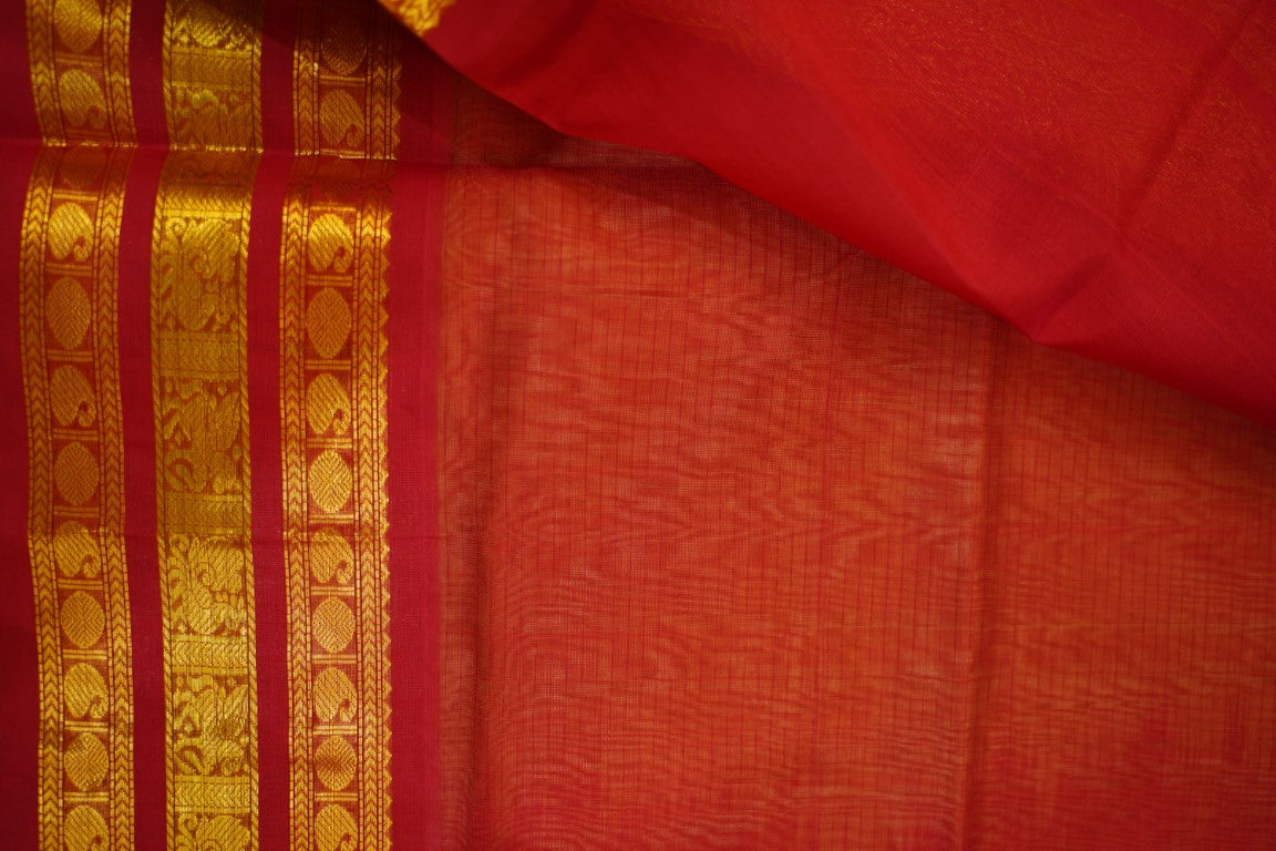 Kanchi Handloom Silk Cotton Saree PC13626